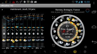 eWeather HD: météo, baromètre, qualité de l'air screenshot 8