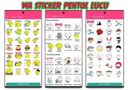 Pentol Lucu Stiker WAStickerApps Sticker Maker screenshot 1