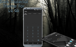 Dark Material Theme For LG G6 screenshot 3