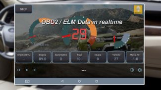 Car dashboard (OBD2 ELM) screenshot 1