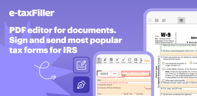 e-taxfiller: Edit PDF forms