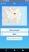 Azerbaijan: Regions & Provinces Map Quiz. screenshot 12