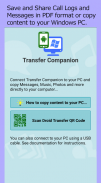 Transfer Companion - Android SMS Transfer to PC screenshot 6