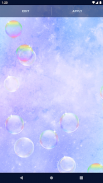 Soap Bubble Live Wallpaper screenshot 0