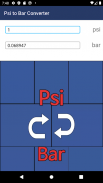 Psi to Bar Converter screenshot 1