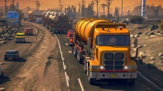 Oil Cargo Transport Truck Game screenshot 2