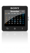 Calendar for SmartWatch 2 screenshot 0