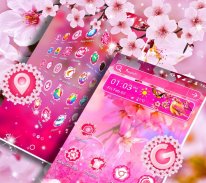 Sakura Launcher Theme screenshot 1