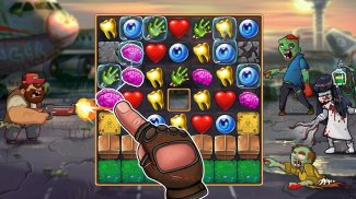 Zombie Blast - Match 3 Puzzle Game screenshot 5