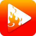 Fire Cooling Down Movie Player Icon