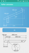 Rafter calculator screenshot 2