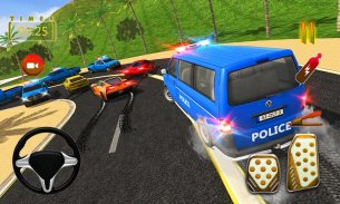 Polisi van city driver: polisi vs gangster screenshot 0
