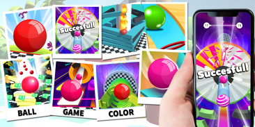 Color Stack Ball 3D: Ball Game run race 3D - Helix screenshot 2