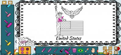 Flags Coloring screenshot 2