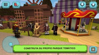 Theme Park Craft: Construcción de Luna Parque screenshot 0