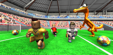 Rainbow Football Friends 3D screenshot 1