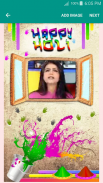 Happy Holi Photo Frame Editor screenshot 2