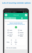 Phone call &  email Reminder screenshot 5