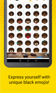 AfroMoji: African Afro Emoji Stickers Black screenshot 3