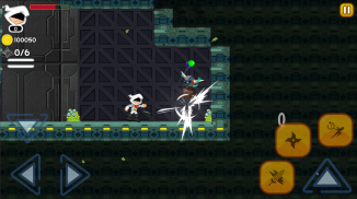 White Ninja: B Ninja Jump Run Battle Adventure screenshot 1