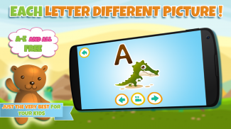 Alfabet untuk anak: Anak game screenshot 1