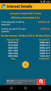 Postoffice Interest Calculator screenshot 7