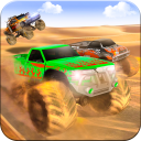 Monster Truck Desert Stunt Race