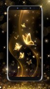 Gold Butterfly Live Wallpaper screenshot 5