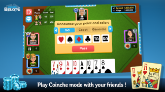 Multiplayer Belote & Coinche screenshot 5