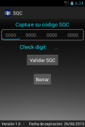 Verificador para Códigos SQC screenshot 1