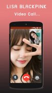 Lisa BLACKPINK Call - Fake Cal screenshot 2