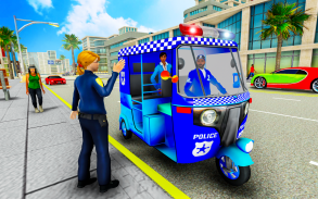 Police Tuk Tuk Rickshaw Games screenshot 0