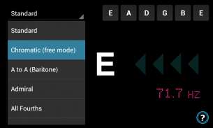 TunaDroid - Guitar Tuner screenshot 5