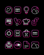 GuavaLine Pink - Icon Pack screenshot 3