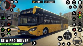 Coach Bus Driving Simulator 3D screenshot 2