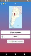 Argentina: Provinces & Districts Map Quiz Game screenshot 9