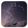 Galaxy constelación Fondos Icon