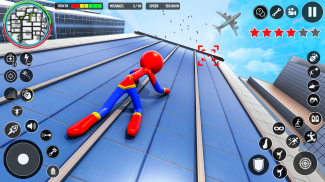Stickman Rope Hero Spider Game screenshot 8