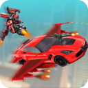 Juego de Flying Robot Car War Transforming