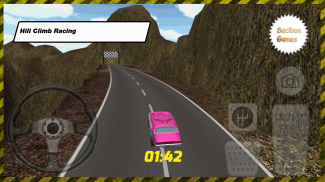 Extreme Pink Hill Climb Racing screenshot 12