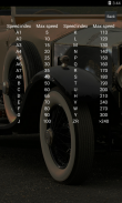 Tire size calculator screenshot 2