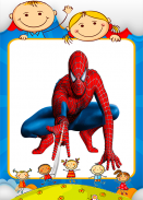 Coloring spiderman Games screenshot 0
