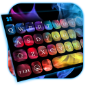 ثيم لوحة المفاتيح Colorful Smok Icon