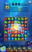 Ocean Splash Match 3: Game Puzzle Gratis screenshot 1