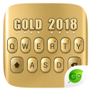 3D Gold 2018 GO Keyboard Theme Icon