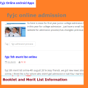 fyjcfirstmeritlist.com  | 11thadmission org in