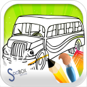 bus coloring Icon