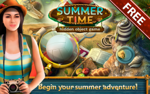 Hidden Objects Summer Time screenshot 0