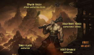 Orc Warlord Fantasy Live Wallpaper HD LWP Theme screenshot 4