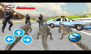 Police Crocodile Simulator 3D screenshot 1